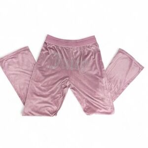 Y2K Juicy Couture Velour Pants Pink Blush